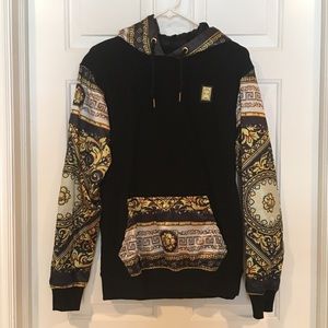 Men’s Forte Black/Gold Hoodie Sweatshirt